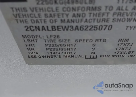 2010 Chevrolet Equinox Ls from USA, damaged, VIN 2CNALBEW3A6225070